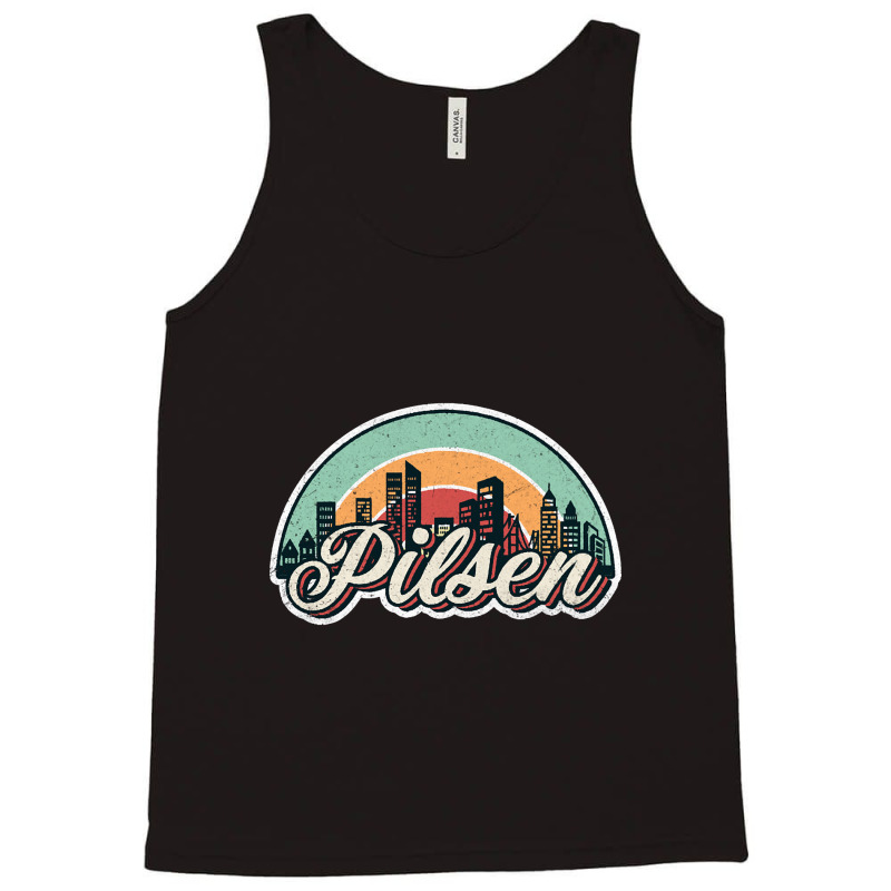 Pilsen City Retro Tank Top by cubicgetting01 | Artistshot