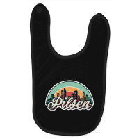 Pilsen City Retro Baby Bibs | Artistshot