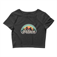 Pilsen City Retro Crop Top | Artistshot