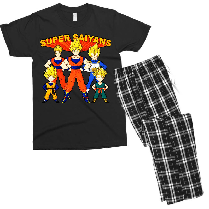 Super Saiyans Men's T-shirt Pajama Set by Jovanka Tees | Artistshot