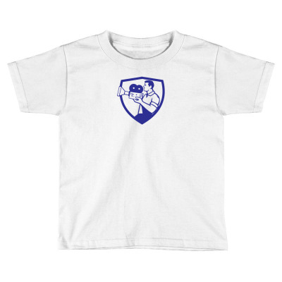 Cameraman Cradling Toddler T-shirt Designed By Riotees
