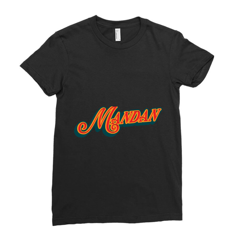 City Of Mandan Ladies Fitted T-Shirt by mysofiazo | Artistshot