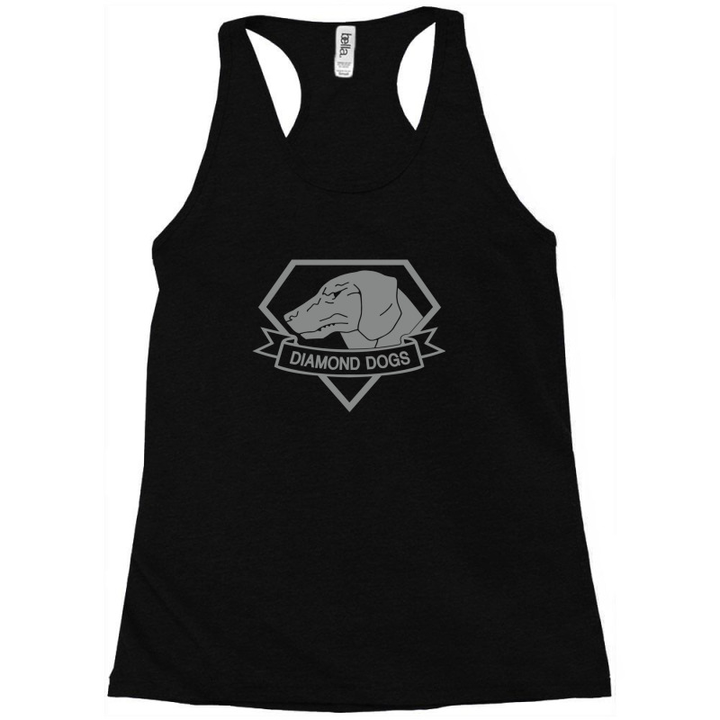 Metal Gear Solid   Diamond Dogs (gray) Racerback Tank by PatrickDougherty | Artistshot