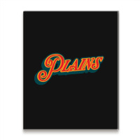 City Of Plains Metal Print Vertical | Artistshot