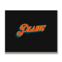 City Of Plains Metal Print Horizontal | Artistshot