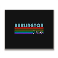 Burlington Iowa Pride Shirt Burlington Lgbt Gift Lgbtq Supporter Tee P Metal Print Horizontal | Artistshot