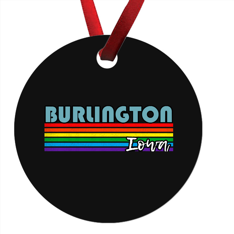 Burlington Iowa Pride Shirt Burlington Lgbt Gift Lgbtq Supporter Tee P Ornament | Artistshot