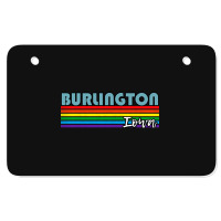 Burlington Iowa Pride Shirt Burlington Lgbt Gift Lgbtq Supporter Tee P Atv License Plate | Artistshot