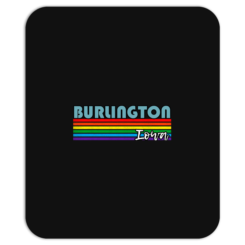 Burlington Iowa Pride Shirt Burlington Lgbt Gift Lgbtq Supporter Tee P Mousepad | Artistshot