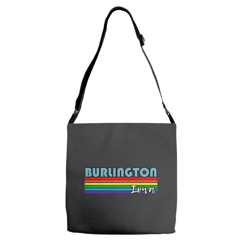 Burlington Iowa Pride Shirt Burlington Lgbt Gift Lgbtq Supporter Tee P Adjustable Strap Totes | Artistshot