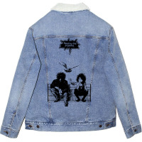 Feeding The Pigeons  (black) Unisex Sherpa-lined Denim Jacket | Artistshot