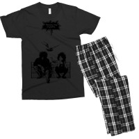 Feeding The Pigeons  (black) Men's T-shirt Pajama Set | Artistshot