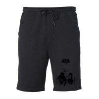 Feeding The Pigeons  (black) Fleece Short | Artistshot