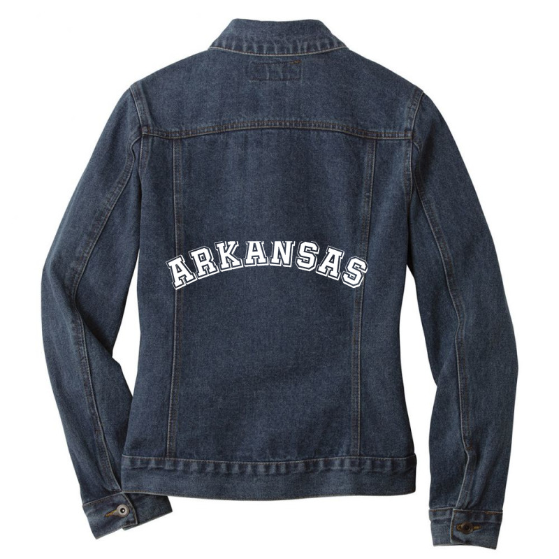 Arkansas-ygpas Ladies Denim Jacket by ternacanuda | Artistshot