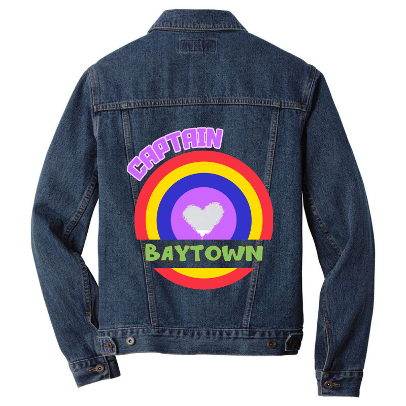 Captain Of Baytown Men Denim Jacket by denverhumans58 | Artistshot