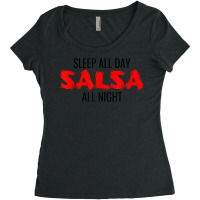 Salsa Dance Bachata Cumbia Merengue Latin Salsa Dancing T Shirt Women's Triblend Scoop T-shirt | Artistshot