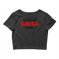 Salsa Dance Bachata Cumbia Merengue Latin Salsa Dancing T Shirt Crop Top | Artistshot