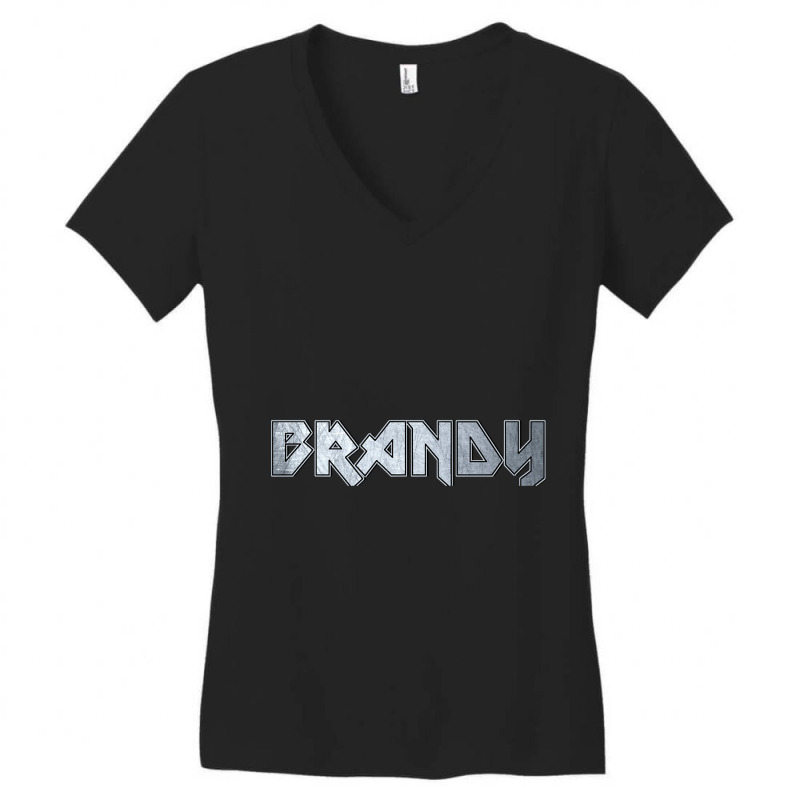 Heavy Metal Brandy Women's V-Neck T-Shirt by damagegerms19 | Artistshot