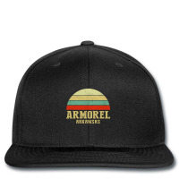 Armorel Arkansas Vintage Retro Sunset Printed Hat | Artistshot