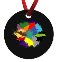 Colorful Brush Mess Ornament | Artistshot