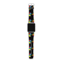 Colorful Brush Mess Apple Watch Band | Artistshot