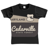 Cedarville State Forest Maryland Welcome Sign Graphic Youth T-shirt | Artistshot