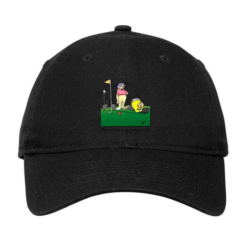 Funny Spectickles Golf Cartoon Humor Adjustable Cap by joanmouse000 | Artistshot