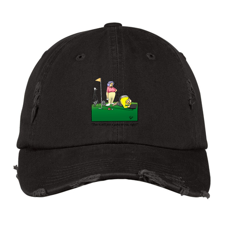 Funny Spectickles Golf Cartoon Humor Vintage Cap by joanmouse000 | Artistshot