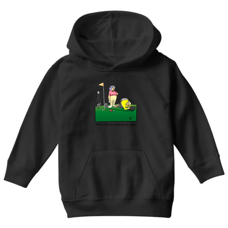 Funny Spectickles Golf Cartoon Humor Youth Hoodie by joanmouse000 | Artistshot