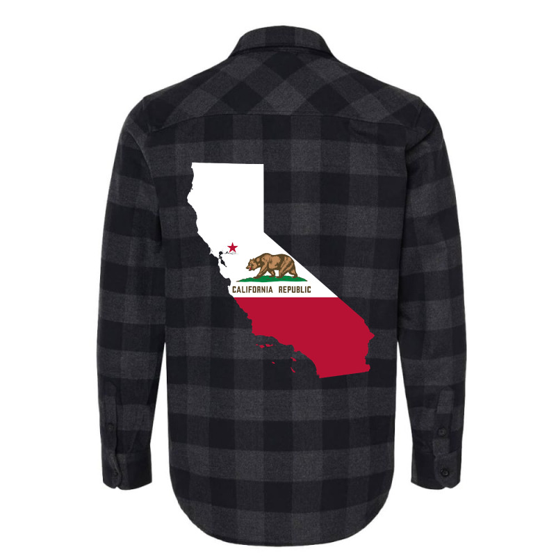 California Flag Map Flannel Shirt | Artistshot