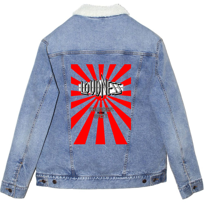 Loudness Thunder In The East Unisex Sherpa-Lined Denim Jacket by BarryGreen | Artistshot