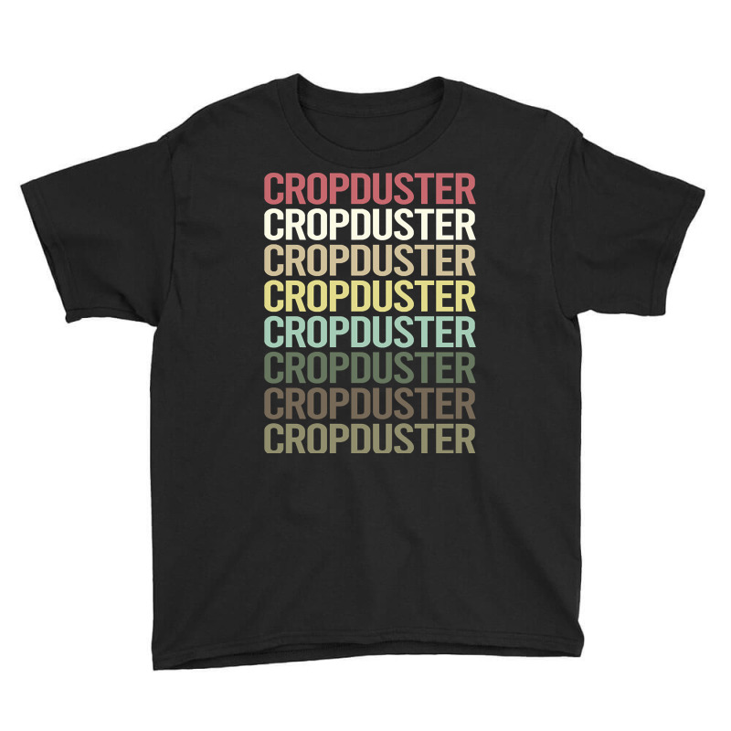 Colorful Text Crop Duster Youth Tee by BrianneRemers65 | Artistshot