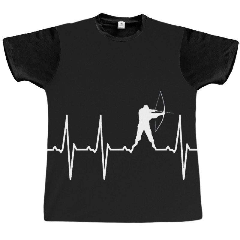 Archery Shirt Heartbeat Bow Hunting Graphic T-shirt | Artistshot