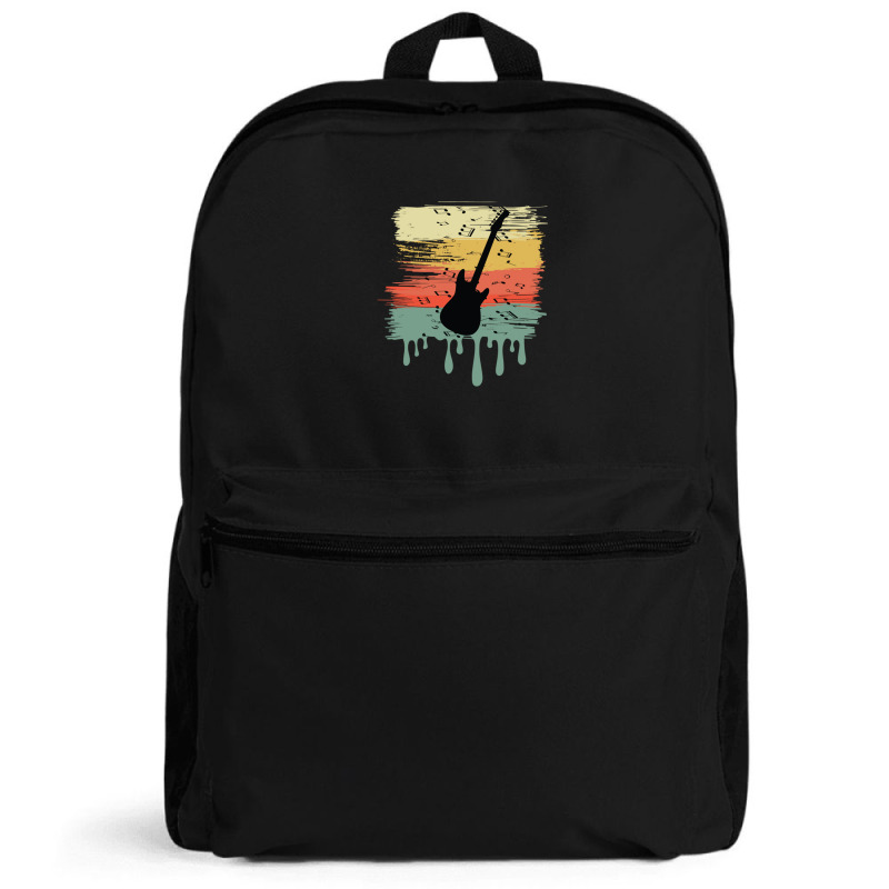 Bass Guitar Vintage Dripping Backpack | Artistshot