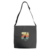 Bass Guitar Vintage Dripping Adjustable Strap Totes | Artistshot