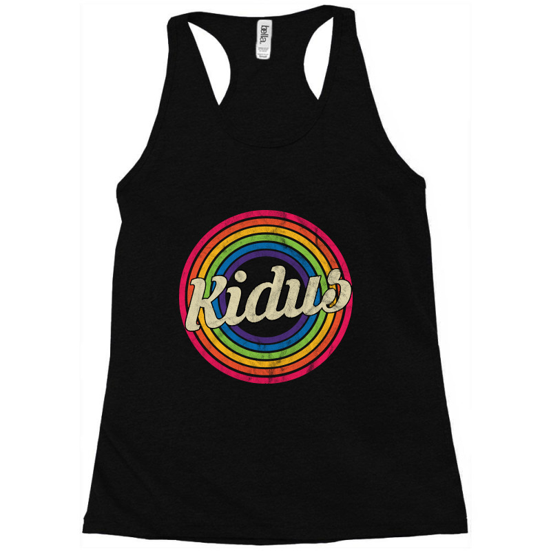 Kidus - Retro Rainbow Faded-style Racerback Tank by geishascessation326 | Artistshot