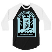 Campbell Falls Massachusetts 3/4 Sleeve Shirt | Artistshot