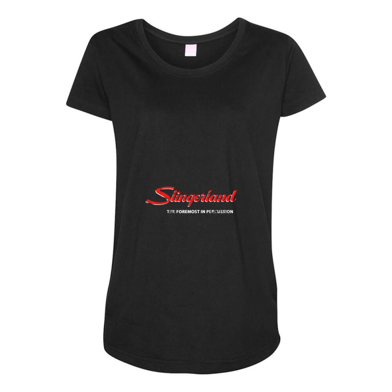 Slingerland Drums Maternity Scoop Neck T-shirt by PeteBabic | Artistshot