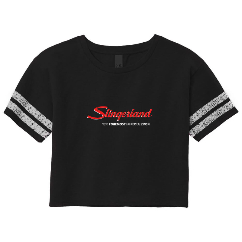 Slingerland Drums Scorecard Crop Tee by PeteBabic | Artistshot