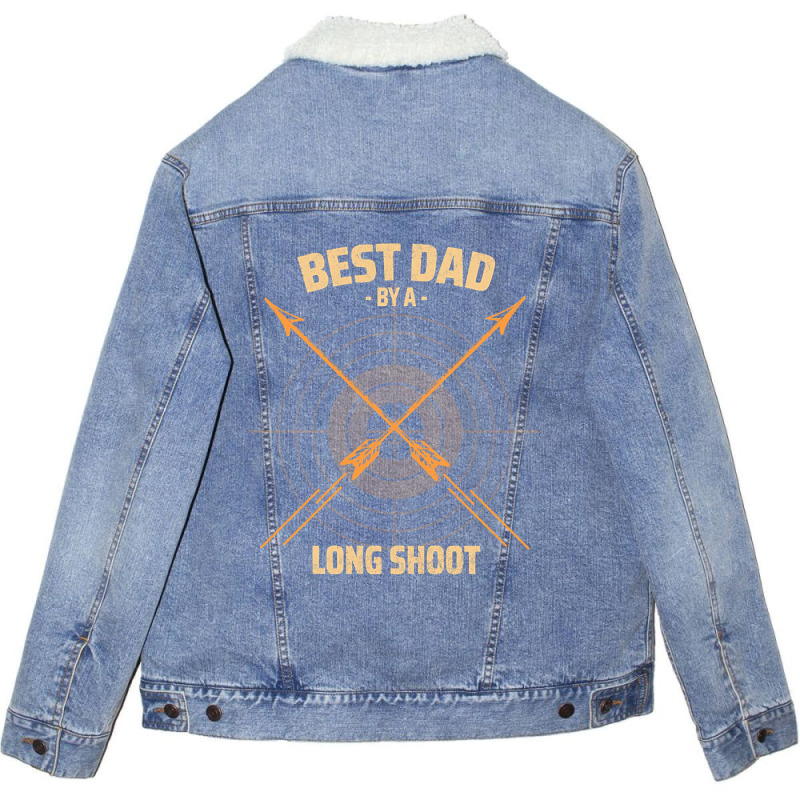 Archery Dad Unisex Sherpa-lined Denim Jacket | Artistshot