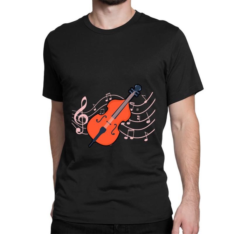 Contra Bass Player Classic T Classic T-shirt by johnjoKaang | Artistshot