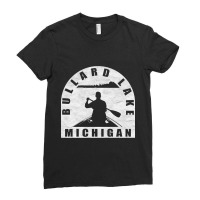 Bullard Lake Canoeing Michigan Ladies Fitted T-shirt | Artistshot