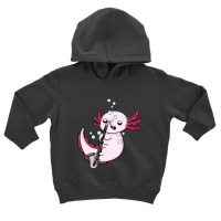 Bass Clarinet Gift Kids Axolotl Music Lover Bass Clarinet Toddler Hoodie | Artistshot