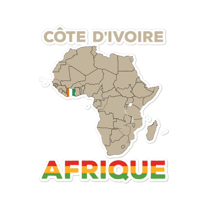 Cote Divorce-africa Sticker | Artistshot