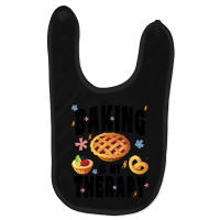 Baking Is My Therapy Cute Top Girls Women Fun Trendy Fashion Baby Bibs | Artistshot