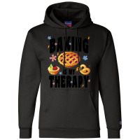 Baking Is My Therapy Cute Top Girls Women Fun Trendy Fashion Champion Hoodie | Artistshot