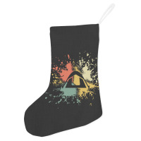 Camping Ink Splash Holiday Stocking | Artistshot