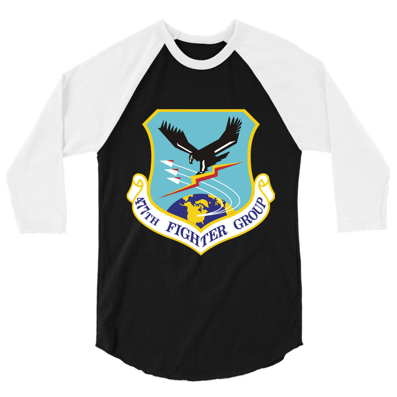 477th Fighter Group (u.s. Air Force) 3/4 Sleeve Shirt by nourishnormally484 | Artistshot