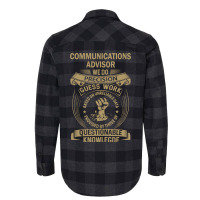 Communications Advisor - We Do Precision Flannel Shirt | Artistshot