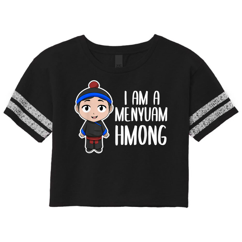 Hmong Miao Proud Traditional Boy Man Hmoob Ethnic Group T Shirt Scorecard Crop Tee by ardylanda | Artistshot